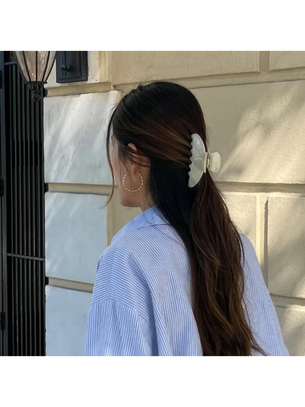 Large Luxury Hair Claw Clip for Women | 4-Inch Secure Hold for Chic Updos